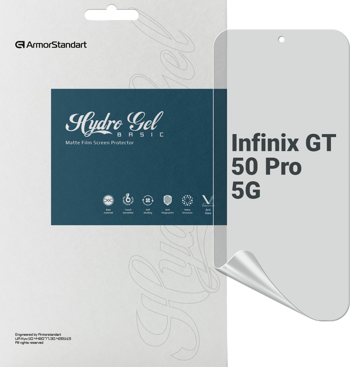 Захисна плівка для смартфону Armorstandart Matte for Infinix GT 50 Pro 5G (ARM91559)